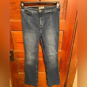 We The Free Dark Blue Straight Leg Jeans